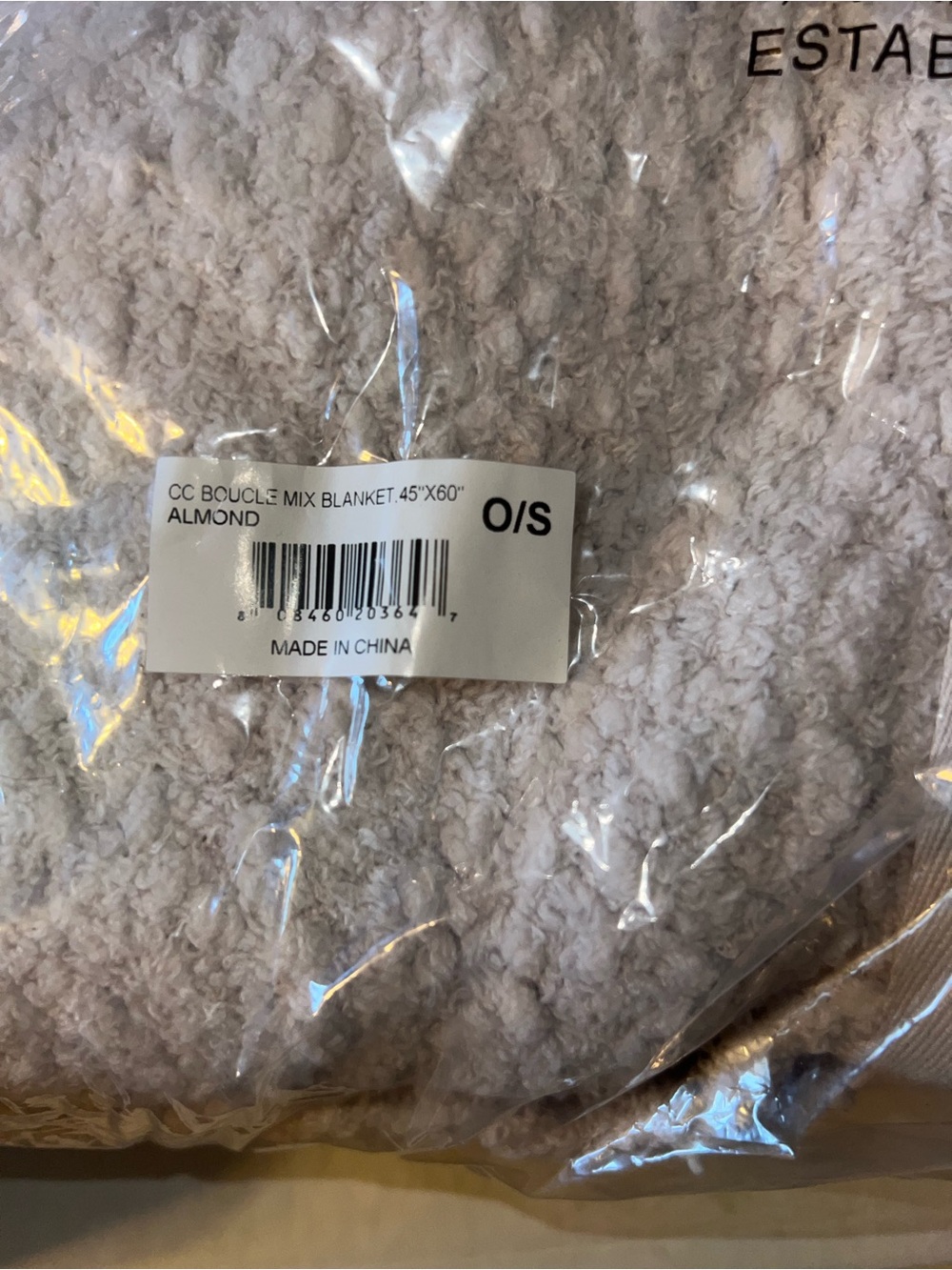 Barefoot Dreams Almond Cozy Throw Blanket - Picture 2 of 5